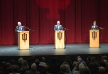 Democratic Congress candidates step onto debate floor
