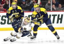 Jake Evans’ late goal sends Notre Dame to Frozen Four final