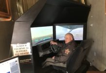 Kosciusko County Sheriff’s Department trains with driving simulator