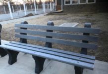 Warsaw students create benches for Dog Park from recycling materials