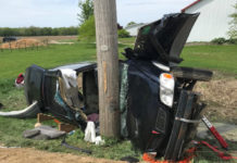 Two Etna Green men injured in van rollover near Milford