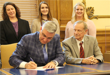 Gov. Holcomb signs bill authored by State Rep. Dave Wolkins