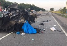 Infant among three people killed in wrong-way crash on toll road