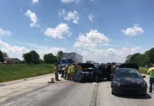 Five-car crash shuts down U.S. 30 for nearly two hours