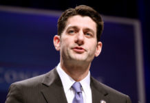 Speaker of the House Paul Ryan campaigns for Congressman Jim Banks
