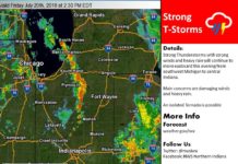 Kosciusko County experiences severe weather on Friday