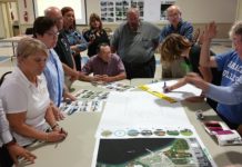 Public Input Session held at Center Lake Pavilion