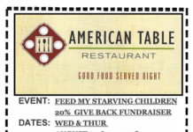 American Table hosts two-day Feed My Starving Children event