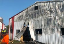 Fire crews battle blaze at Marway Welding in Nappanee