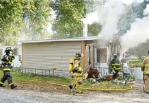 Claypool mobile home fire started by wood burner