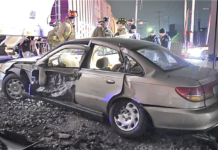 One injured in train-car crash near Warsaw Airport