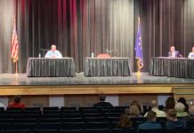 Incumbent Mayor Thallemer answers community questions at Warsaw Mayoral Candidate Debate
