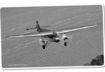Vintage airplane from bygone era making stop at Elkhart Municipal Airport
