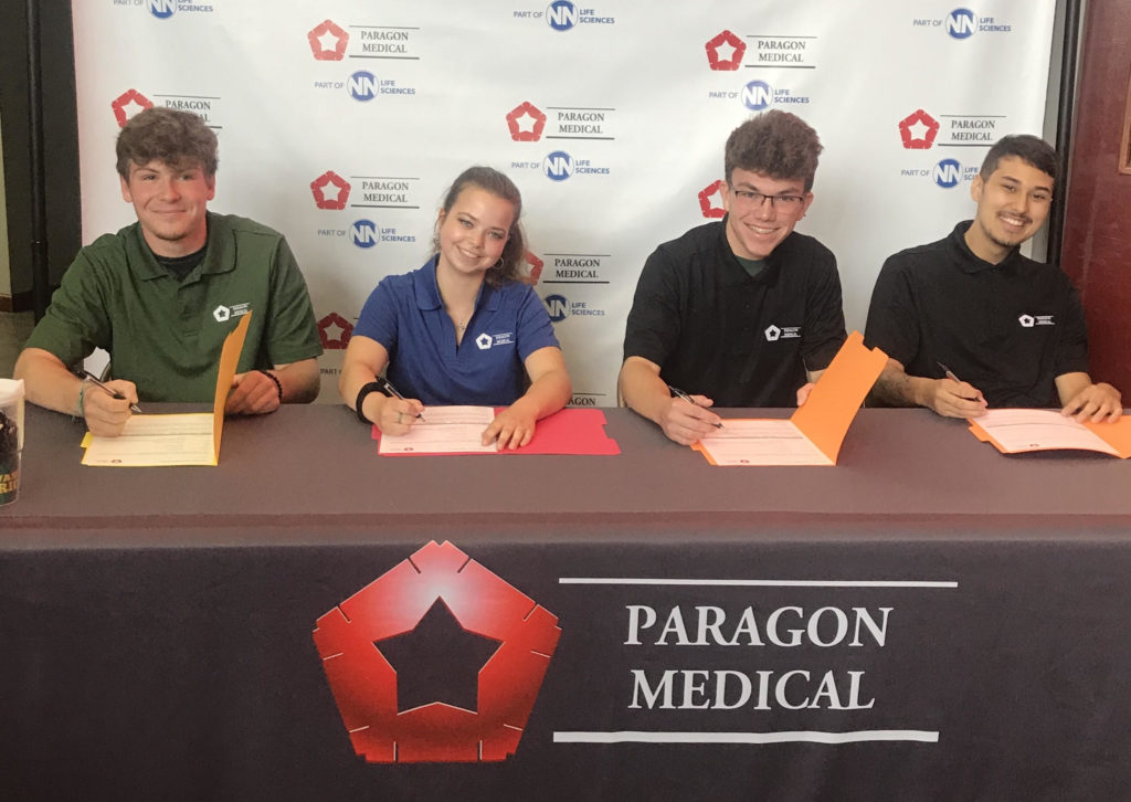 Paragon Medical holds "Signing Day" for newlyhired high school