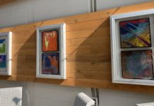 Warsaw’s activated alley displays work by RedBird Art Studio