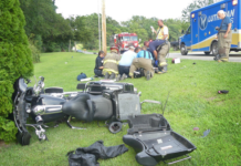 Motorcyclist Injured in Crash
