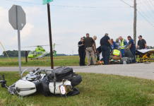 Motorcyclist from Claypool Injured in Crash