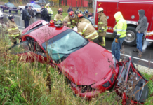 Five Injured in Crash Saturday