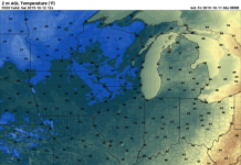 Spring-like Temps Early; Falling by Late Afternoon Friday