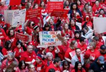 “Red For Ed” Descends on Statehouse Today
