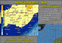 Potent winter storm could bring heaviest snow of the season