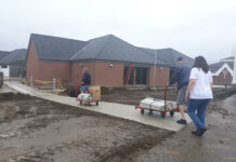 North Webster Library staff getting set for move into new building