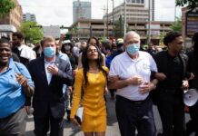 Protesters, officials hold Unity March; protests remain peaceful
