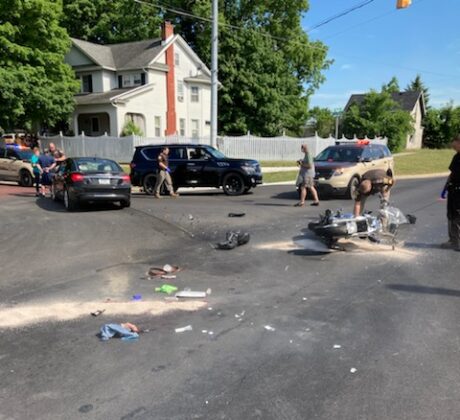 leesburg hurt motorcyclist sheriffs kosciusko