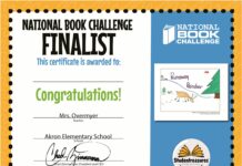 Akron Elementary School Students Named as Finalists in the 2019-2020 National Book Challenge Hosted by Studentreasures Publishing