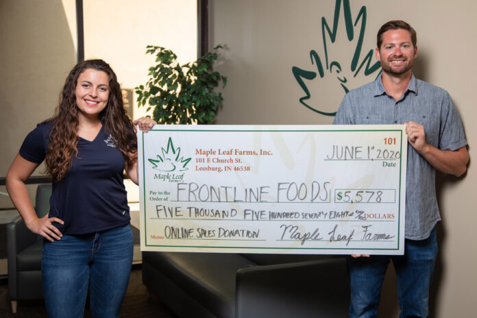 Maple-Leaf-Farms-Donates-to-Frontline-Foods