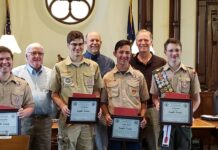 Eagle Scouts recognized at county commissioner’s meeting