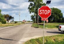 County officials looking for LED stop sign stolen from dangerous intersection