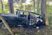 Goshen man leads state troopers on chase with stolen truck before crashing