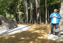 Artist Steve Perry Creates 4th Sculpture For Winona Trails