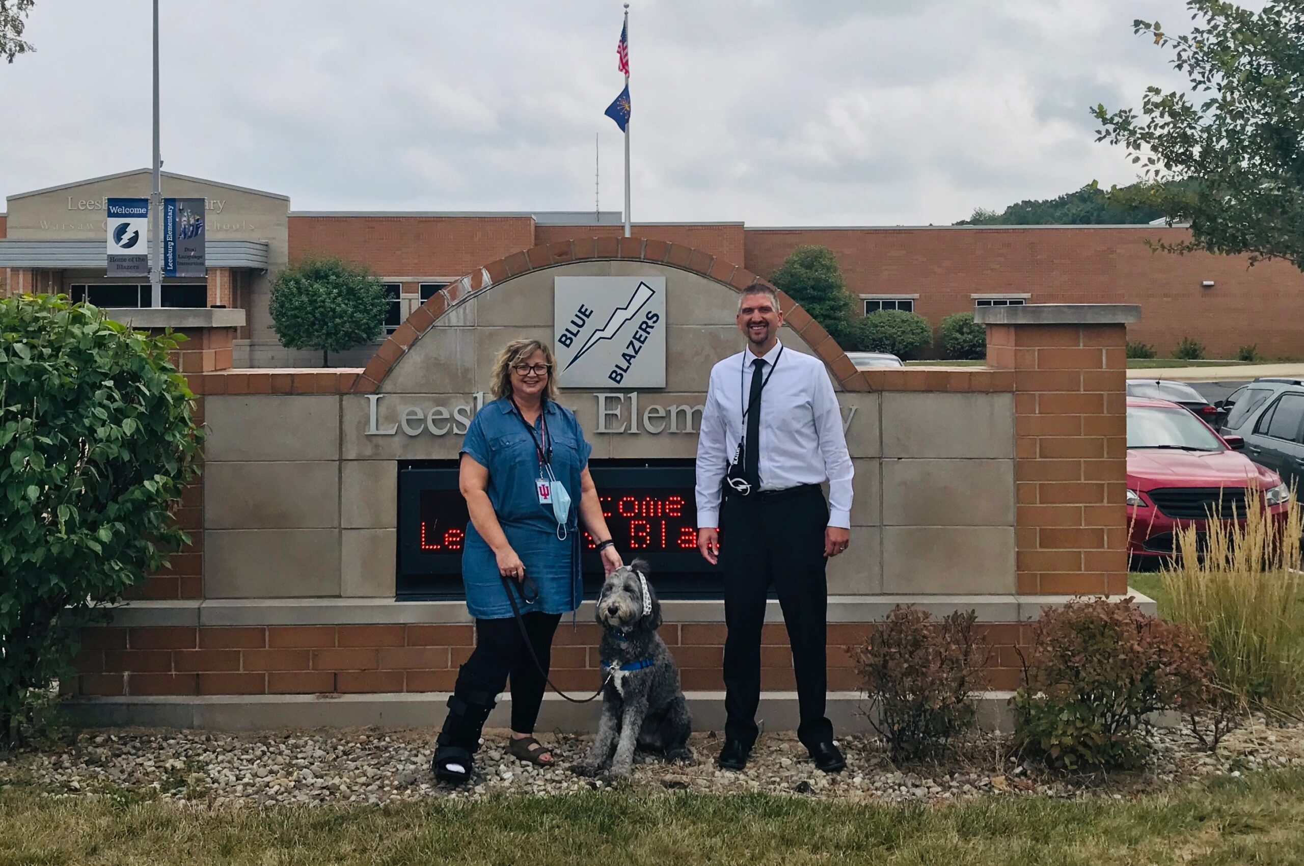 Leesburg Elementary Adds Therapy Dog, Hazel, to its Staff | News Now Warsaw