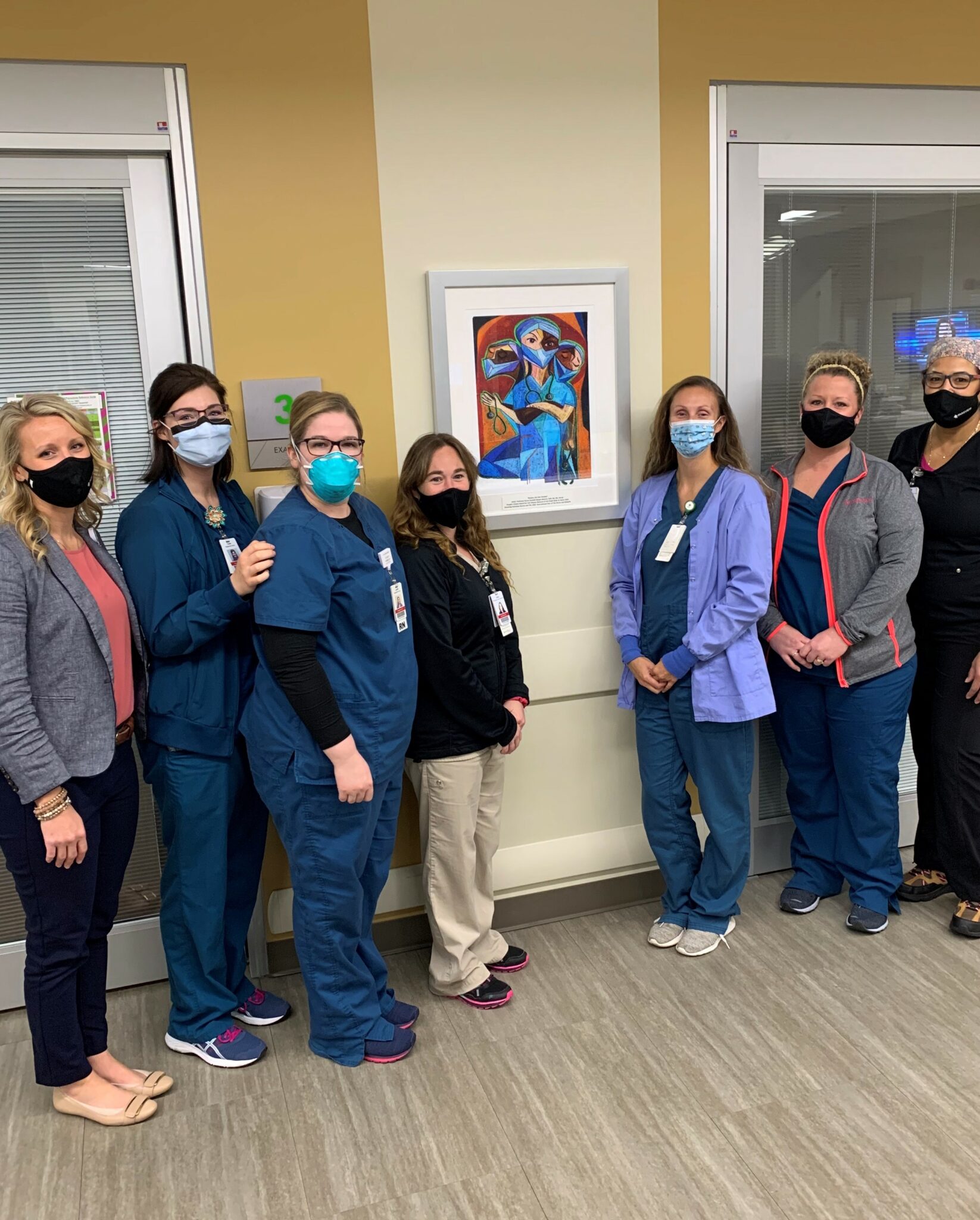 Artwork unveiled at all Parkview hospitals in celebration of International Year of the Nurse and