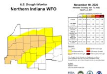 Drought conditions persist through October