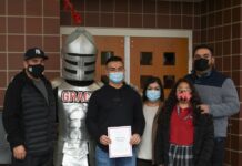 Grace Scholarship Surprise for WCHS Senior Nicolas Luna