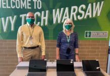 Ivy Tech Warsaw and Lake City Bank partnership continues to put technology in Warsaw students’ hands