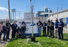 Trees planted to celebrate Arbor Day in Warsaw