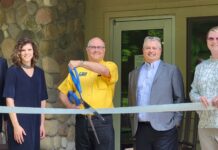 Ribbon cutting held for new solar panels at Camp Mack
