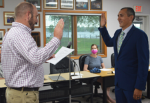 Winona Lake swears in new police officer Phillip Hawks