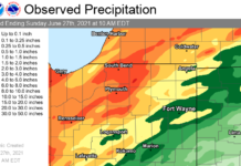 Heavy rains bust drought conditions over the weekend