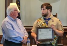 Warsaw Eagle Scout honored after earning all possible merit badges