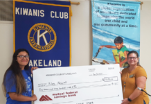 Lakeland Area Kiwanis Club Donation