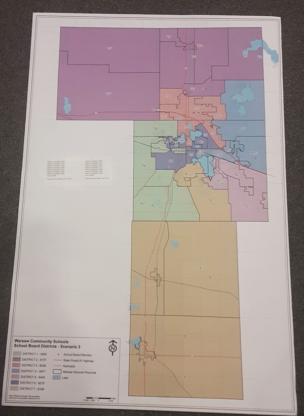 warsaw board map