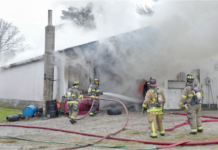 Fire Heavily Damages Pierceton Structure
