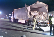 Semi Collides Into Another Wednesday Night