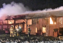 Fire Destroys RV, Barn