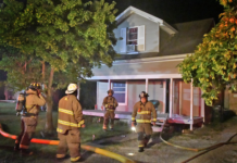 Firefighters Hold Fire To A Room